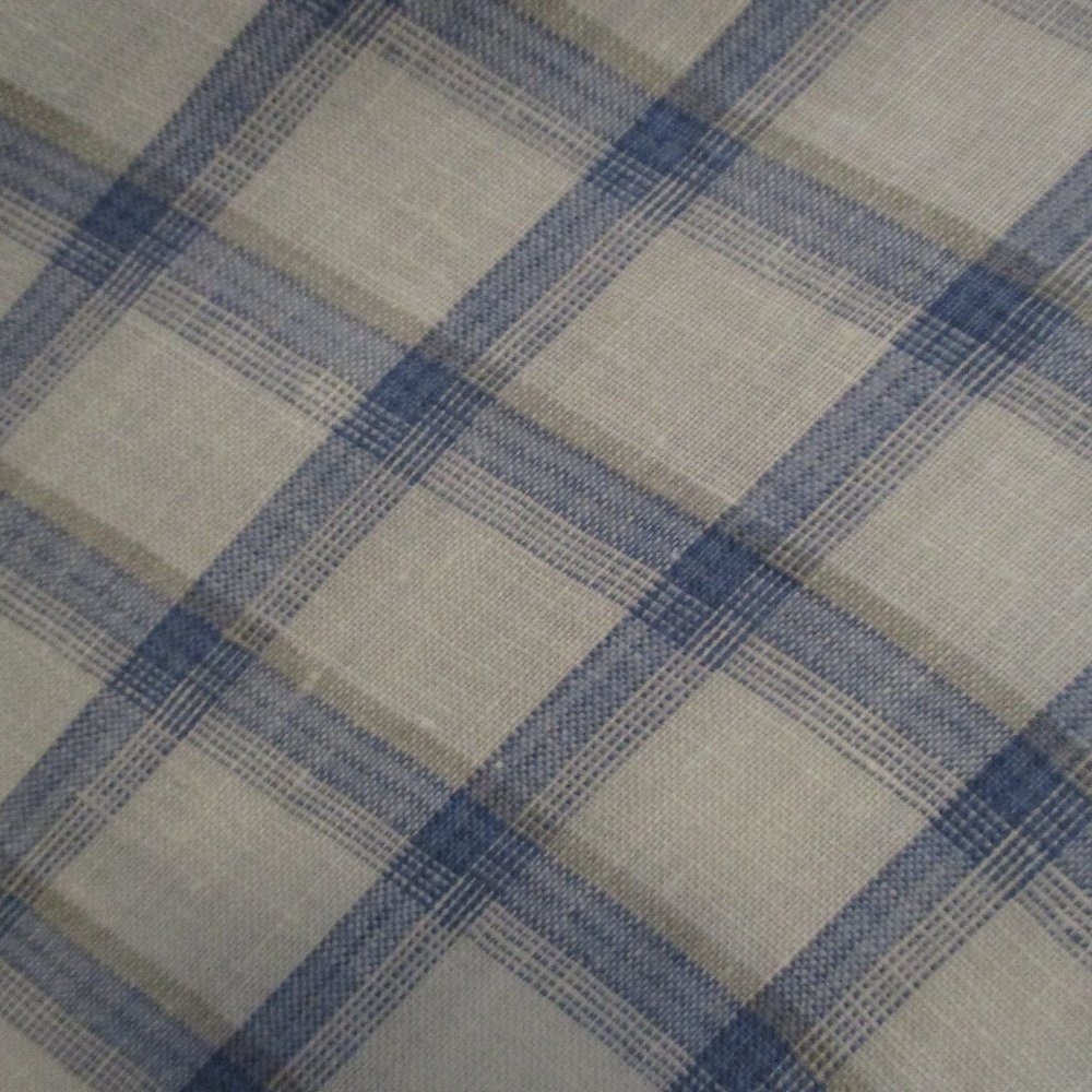 Joseph Abboud Blue White Linen Button Down sz XL - Picture 7 of 9